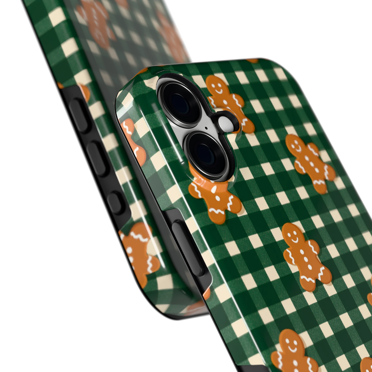 Peperkoek Ruit hoesje voor iPhone 16 Plus, close-up