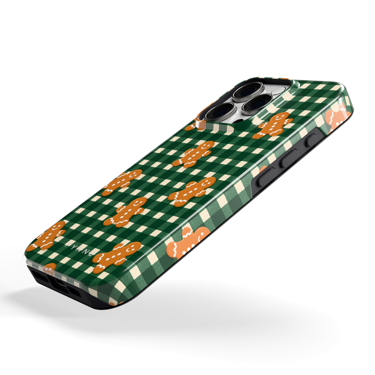 Peperkoek Ruit hoesje voor iPhone 16 Pro, schuin