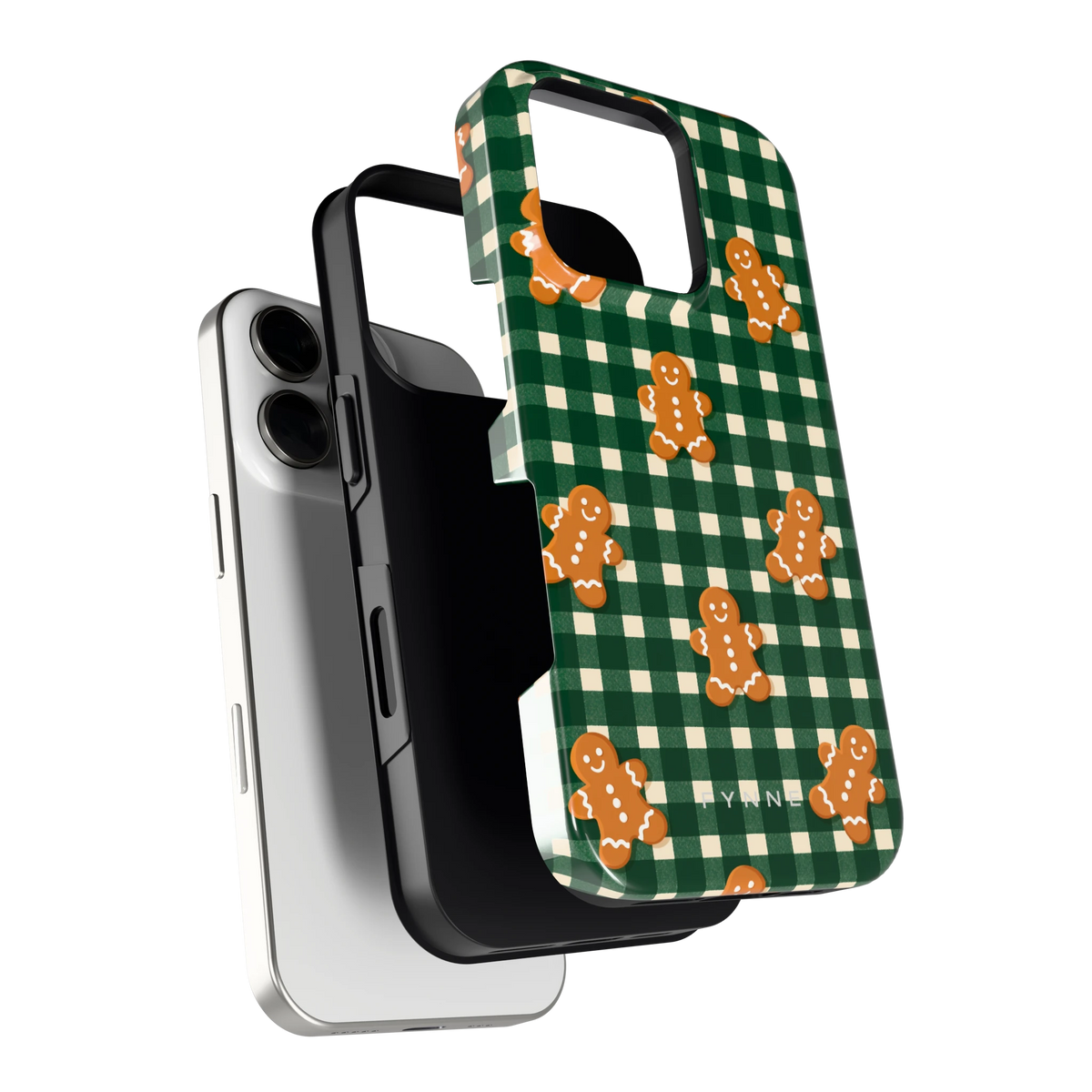 Peperkoek Ruit hoesje voor iPhone 16 Pro, los van de telefoon