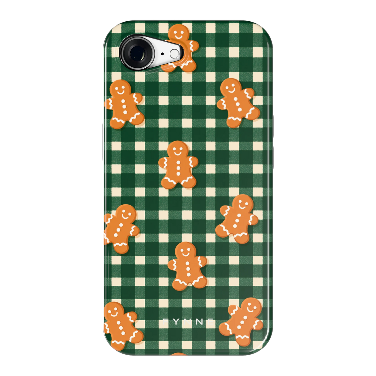 Peperkoek Ruit hoesje voor iPhone 16e, achterkant
