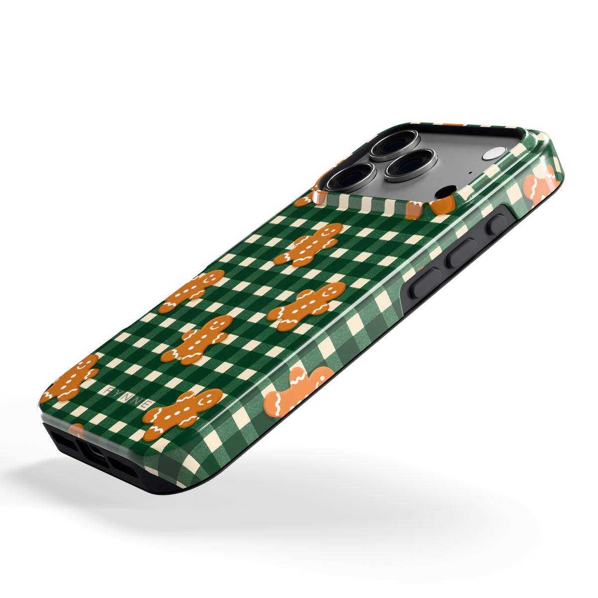 Peperkoek Ruit hoesje voor iPhone 17 Pro, schuin
