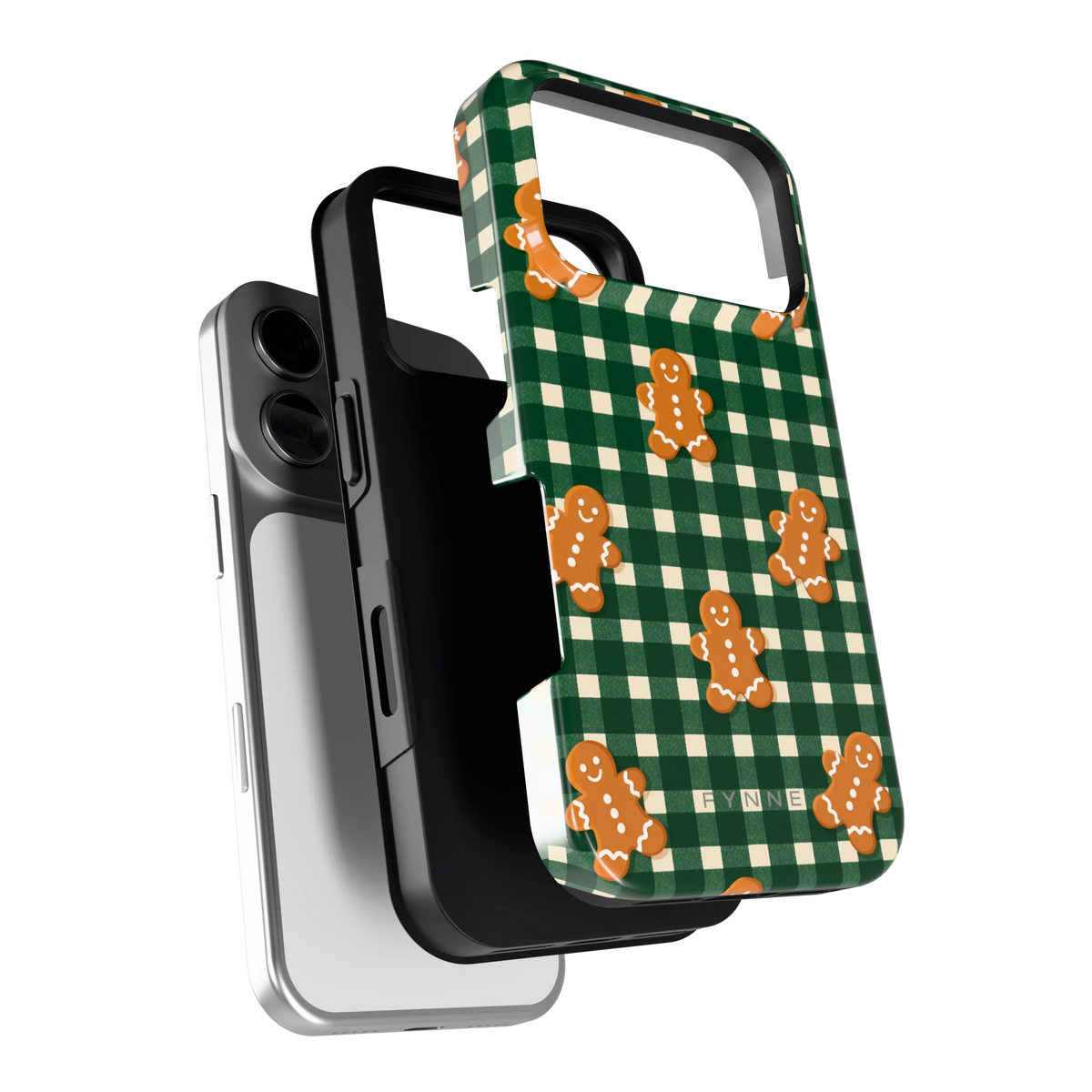 Peperkoek Ruit hoesje voor iPhone 17 Pro, los van de telefoon