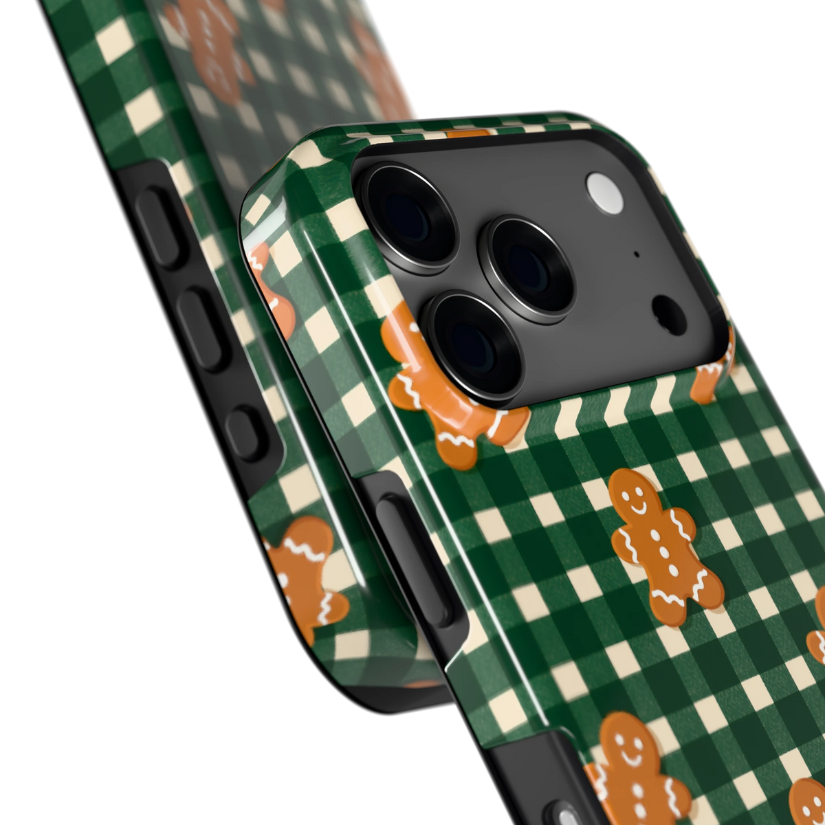 Peperkoek Ruit hoesje voor iPhone 17 Pro, close-up