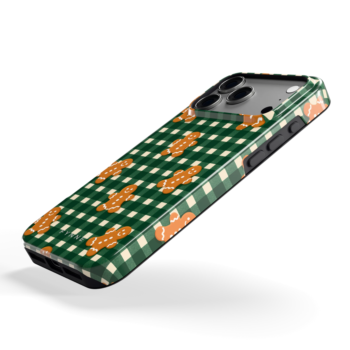 Peperkoek Ruit hoesje voor iPhone 17 Pro Max, schuin