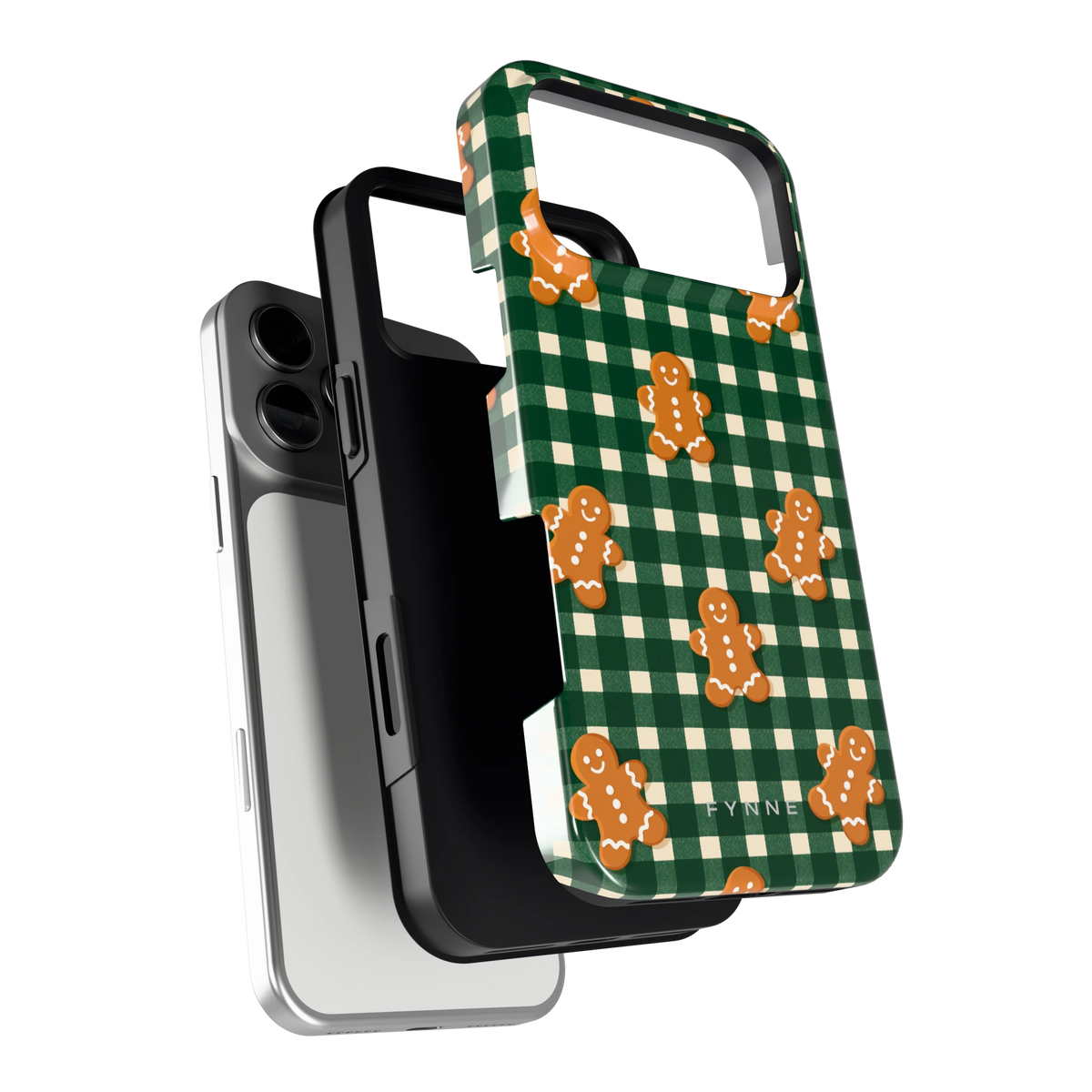 Peperkoek Ruit hoesje voor iPhone 17 Pro Max, los van de telefoon