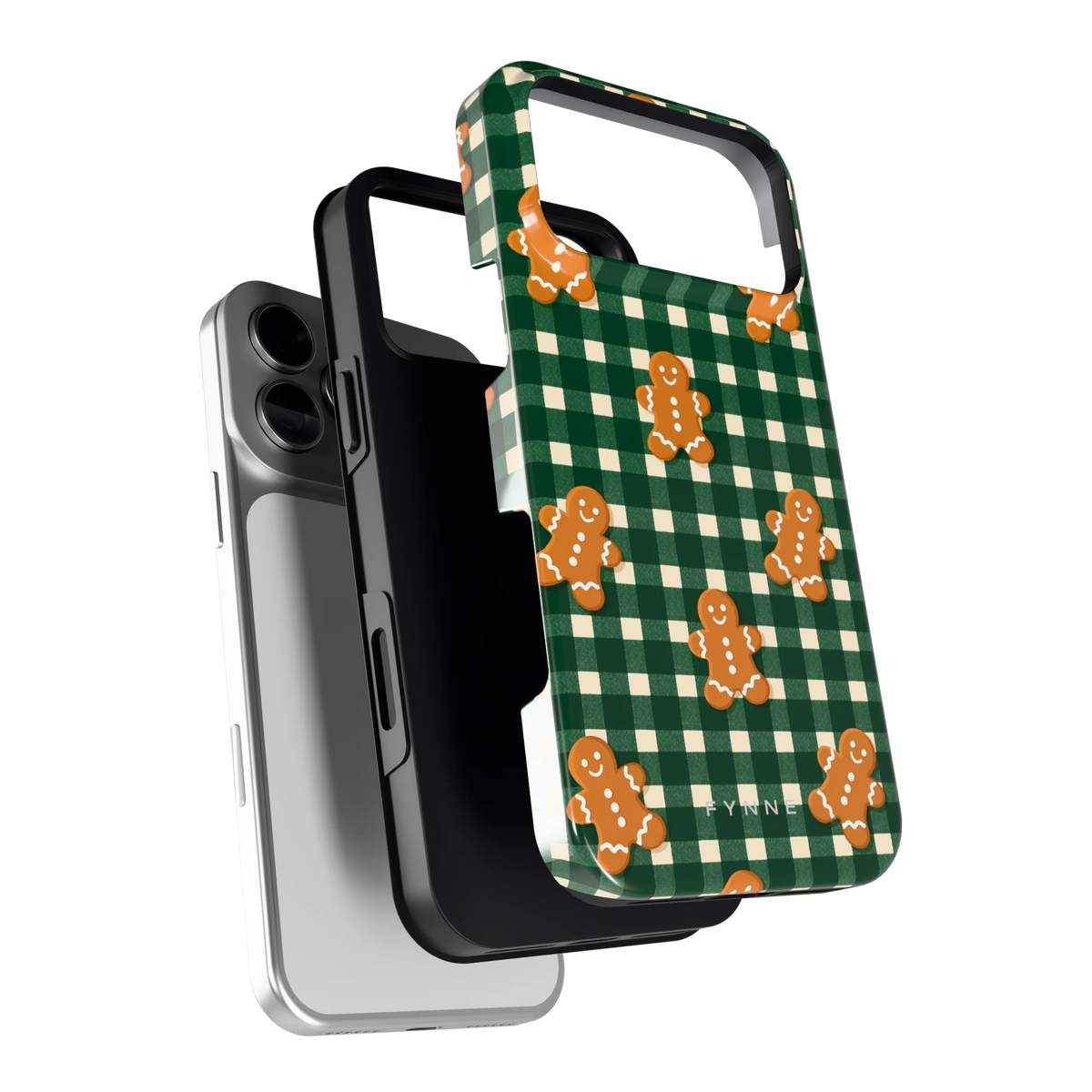 Peperkoek Ruit hoesje voor iPhone 18 Pro Max, los van de telefoon