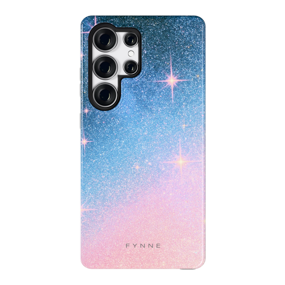 Glitter Sterrenhemel hoesje voor Galaxy S25 Ultra, achterkant