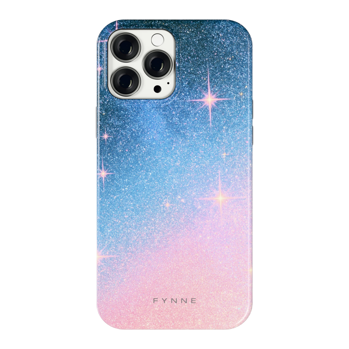 Glitter Sterrenhemel hoesje voor iPhone 13 Pro Max, achterkant