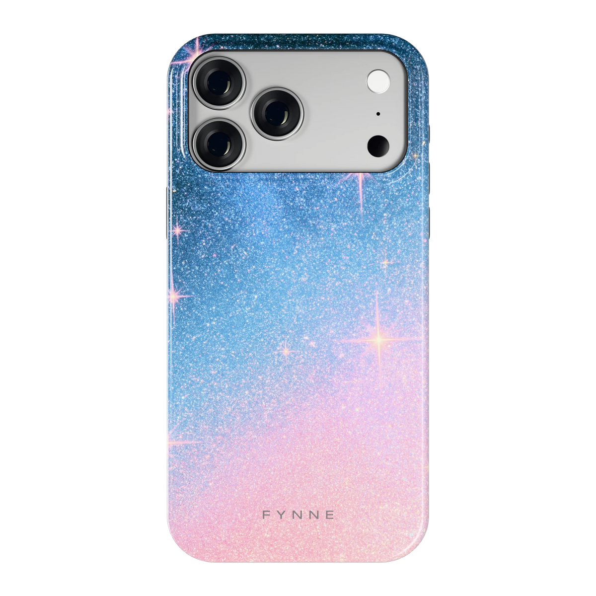 Glitter Sterrenhemel hoesje voor iPhone 18 Pro Max, achterkant