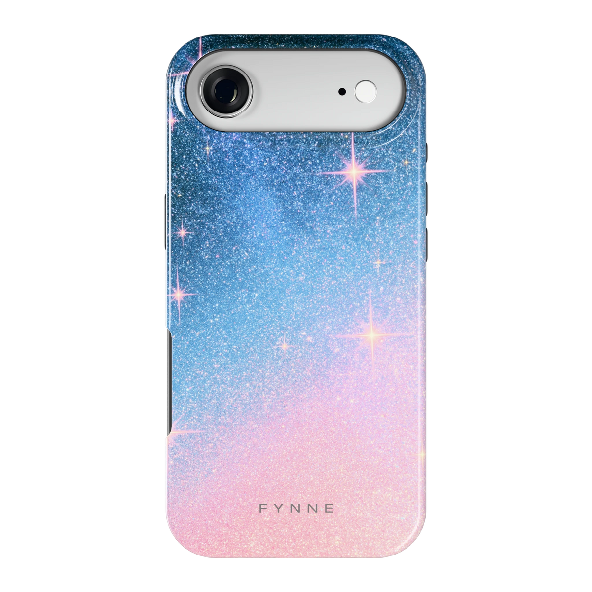 Glitter Sterrenhemel hoesje voor iPhone Air, achterkant