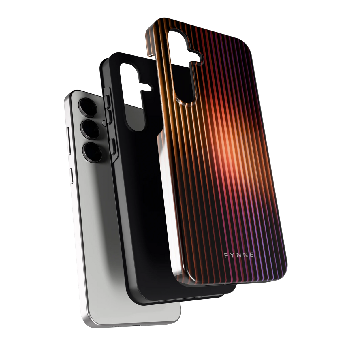 Gloeiende Lijnen hoesje voor Galaxy S24 FE, los van de telefoon