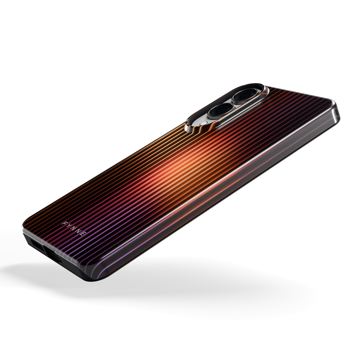 Gloeiende Lijnen hoesje voor Galaxy S25 Edge, schuin