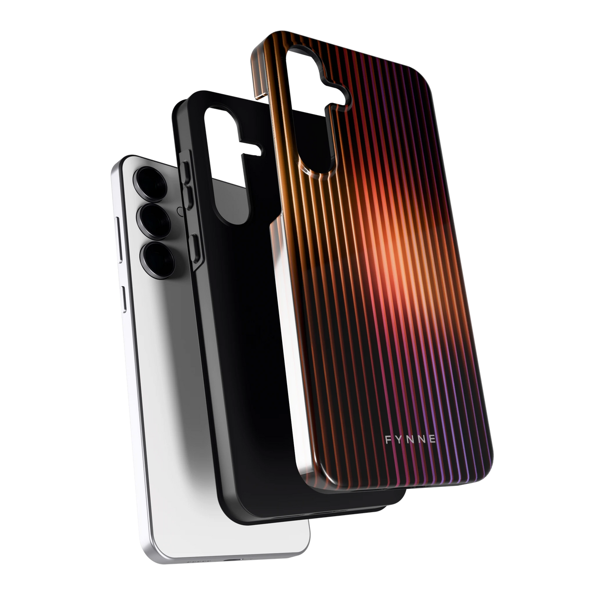 Gloeiende Lijnen hoesje voor Galaxy S25 FE, los van de telefoon