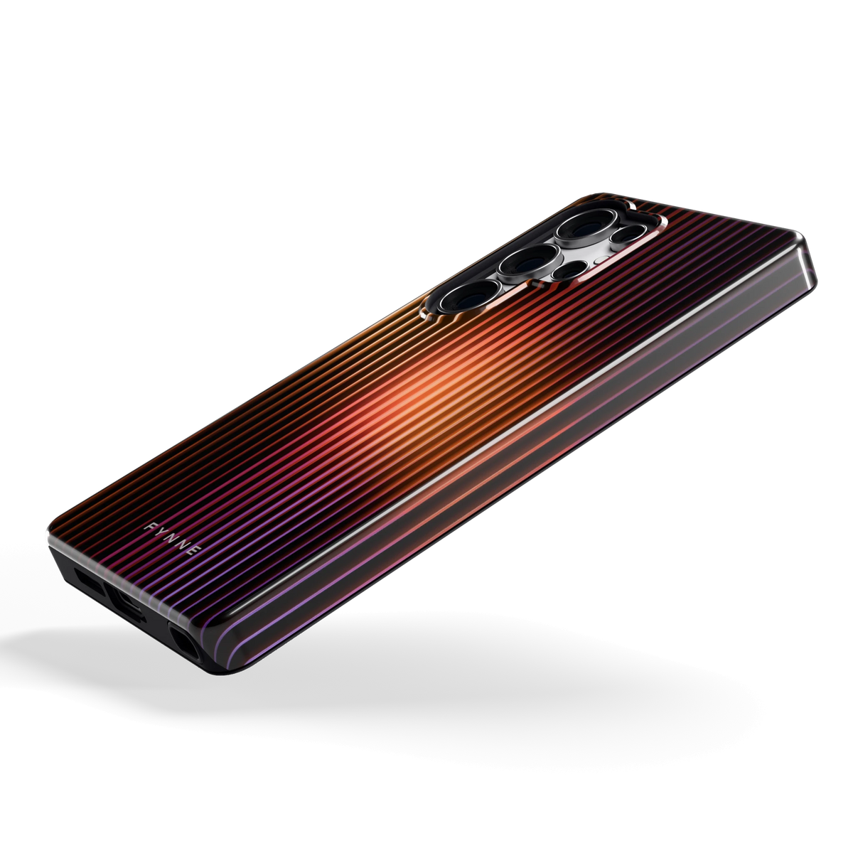 Gloeiende Lijnen hoesje voor Galaxy S25 Ultra, schuin