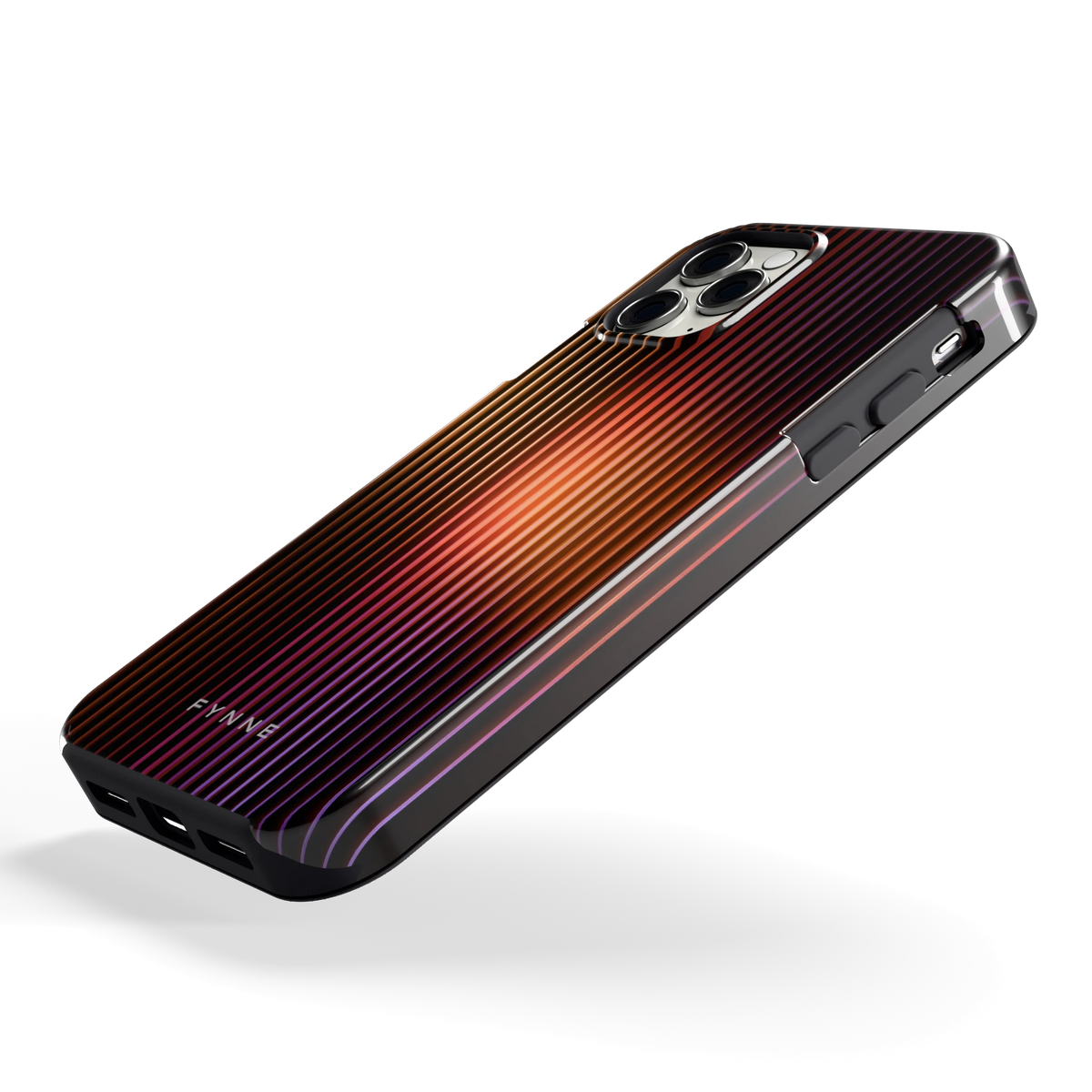 Gloeiende Lijnen hoesje voor iPhone 11 Pro, schuin