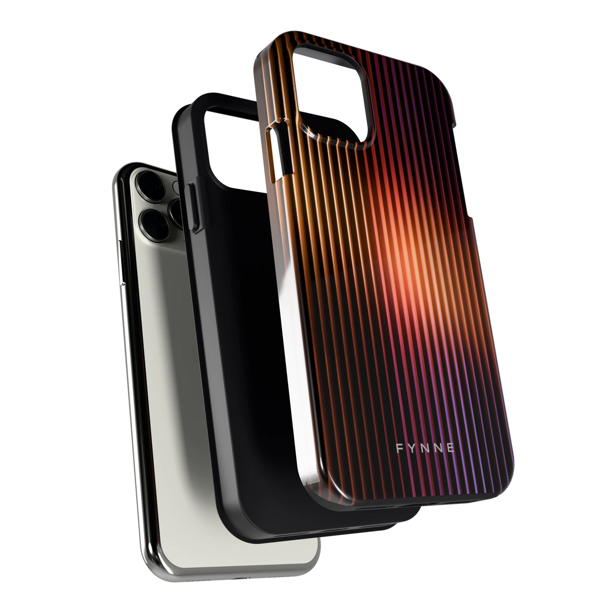 Gloeiende Lijnen hoesje voor iPhone 11 Pro, los van de telefoon