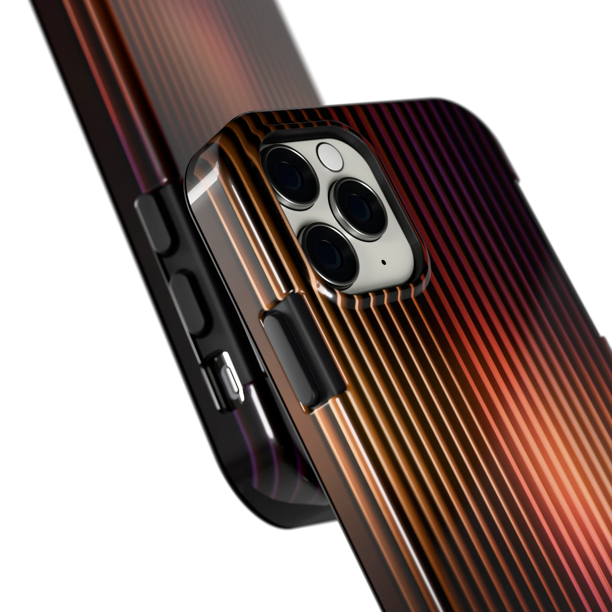 Gloeiende Lijnen hoesje voor iPhone 11 Pro, close-up