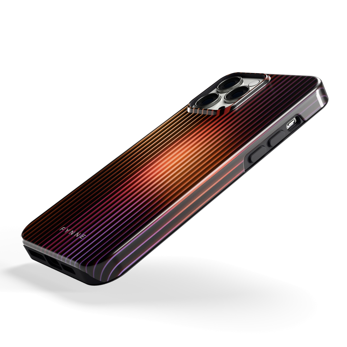 Gloeiende Lijnen hoesje voor iPhone 13 Pro Max, schuin