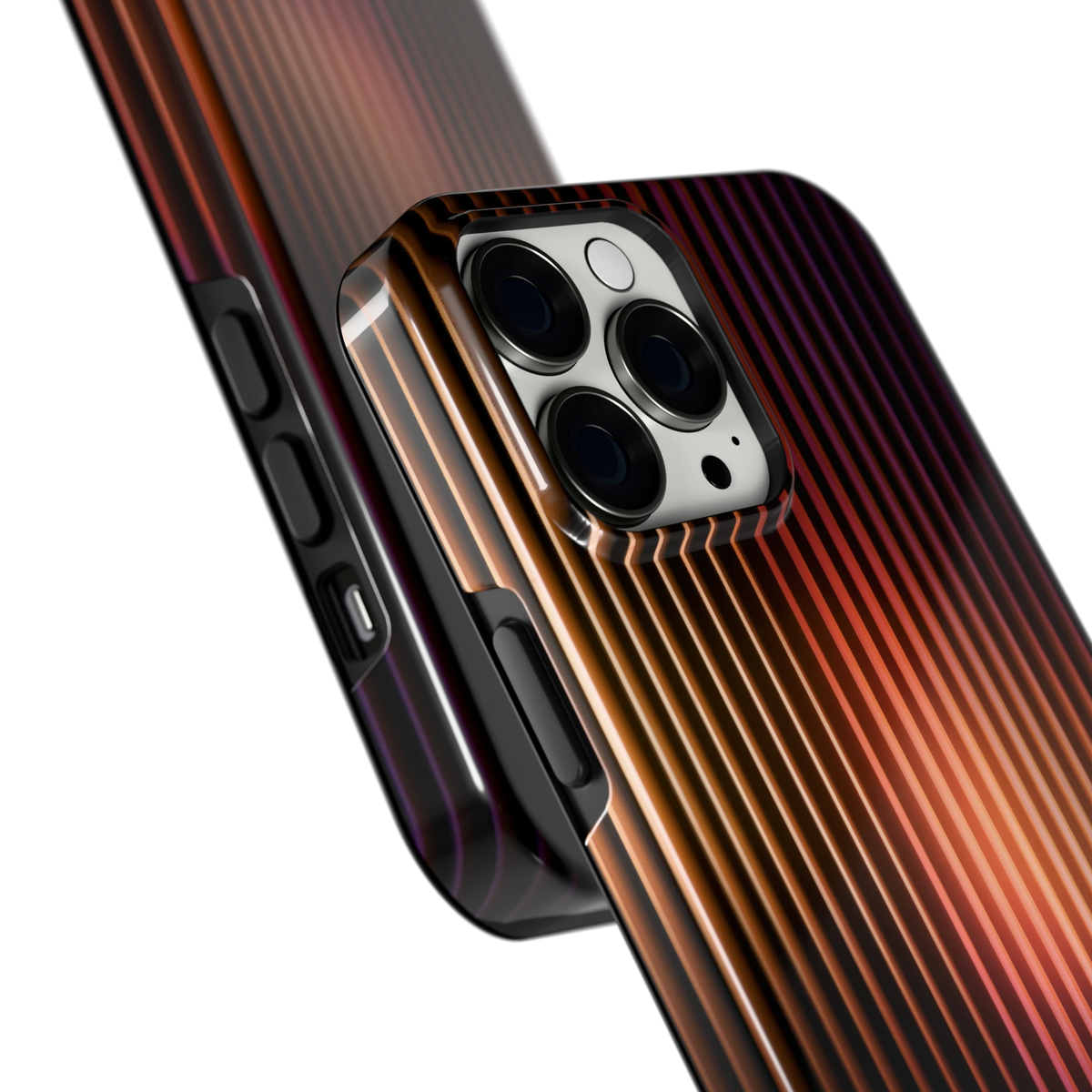 Gloeiende Lijnen hoesje voor iPhone 13 Pro Max, close-up
