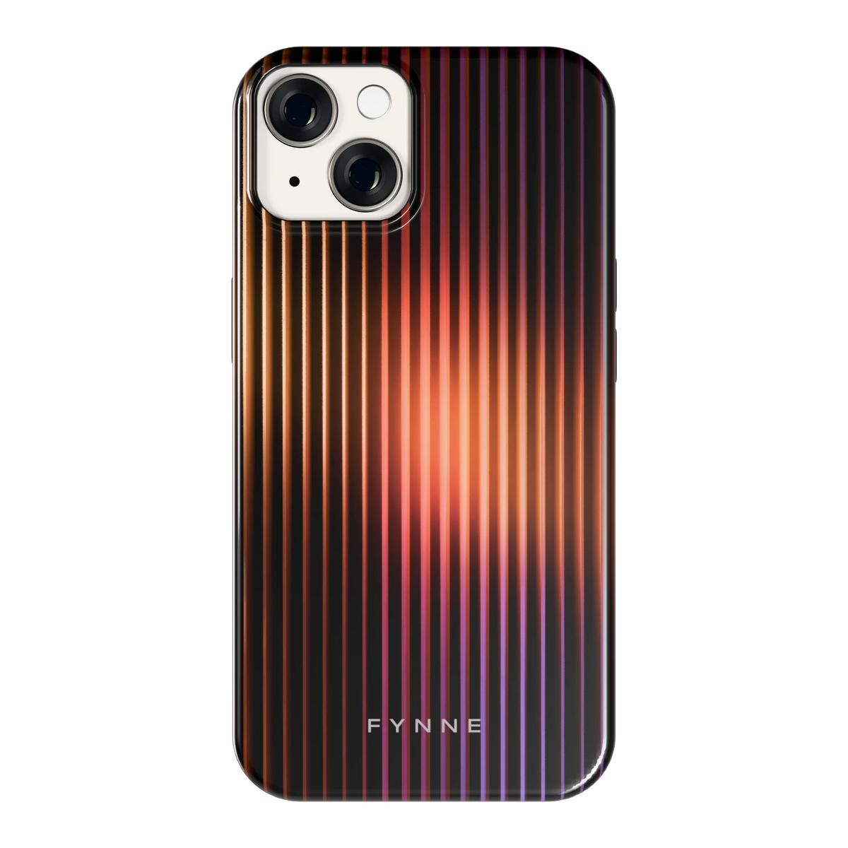 Gloeiende Lijnen hoesje voor iPhone 14, achterkant