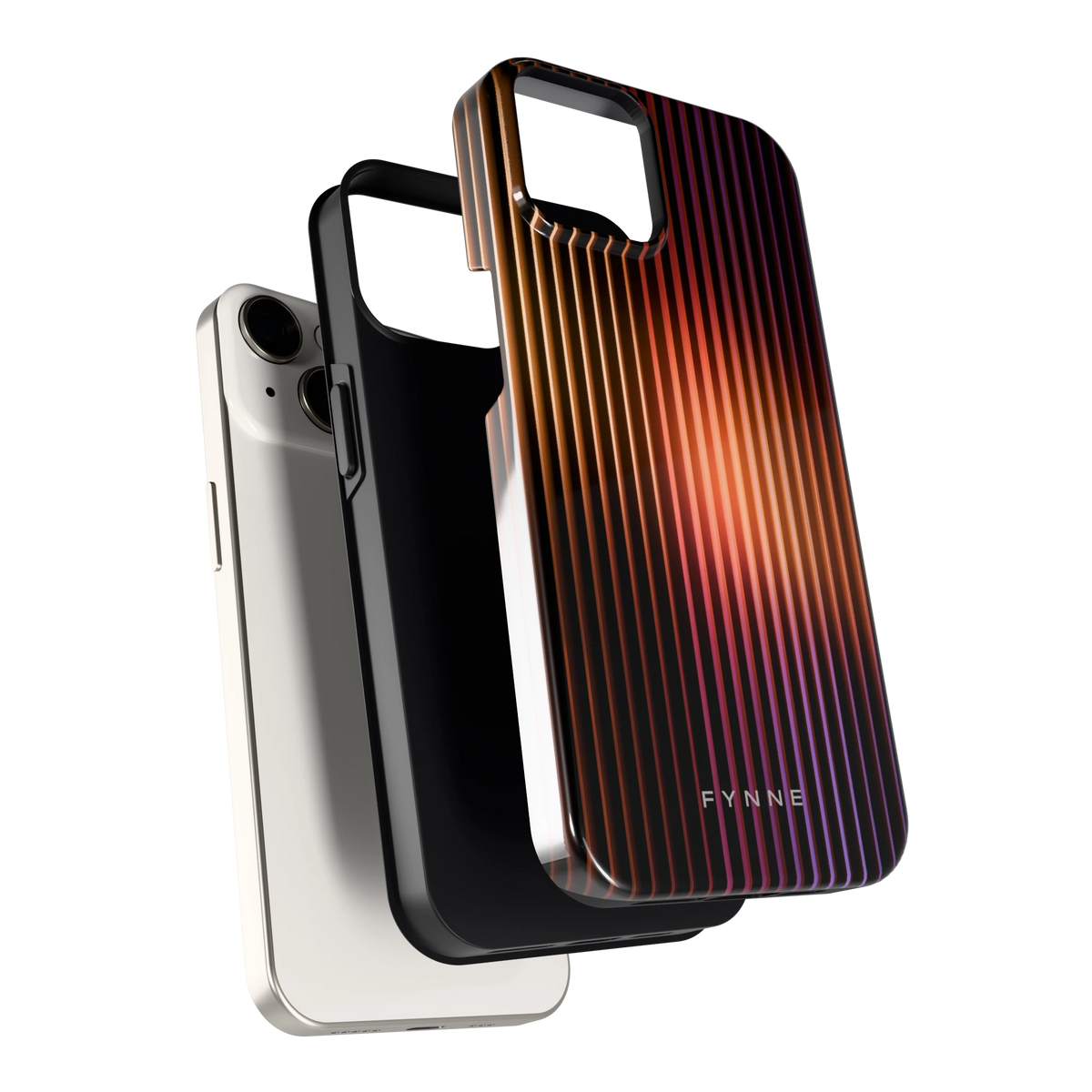 Gloeiende Lijnen hoesje voor iPhone 14, los van de telefoon