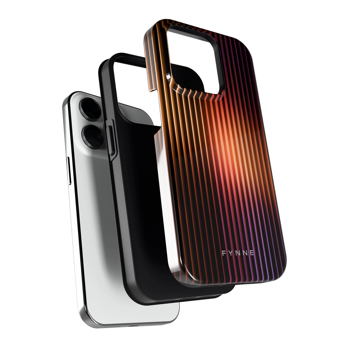 Gloeiende Lijnen hoesje voor iPhone 14 Pro, los van de telefoon