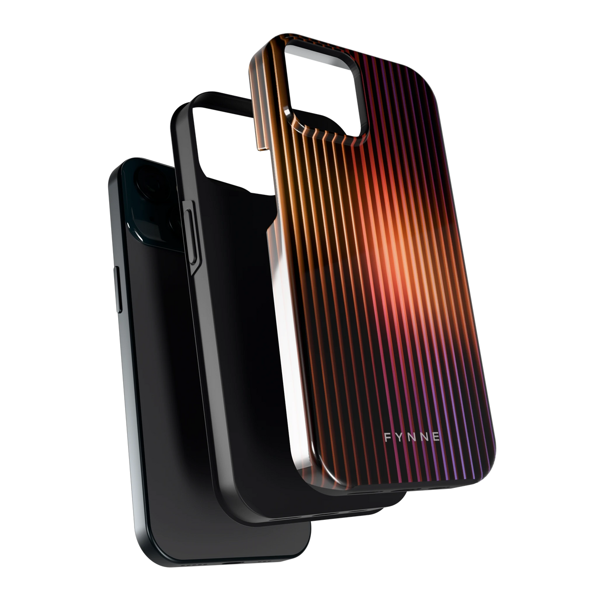 Gloeiende Lijnen hoesje voor iPhone 15, los van de telefoon