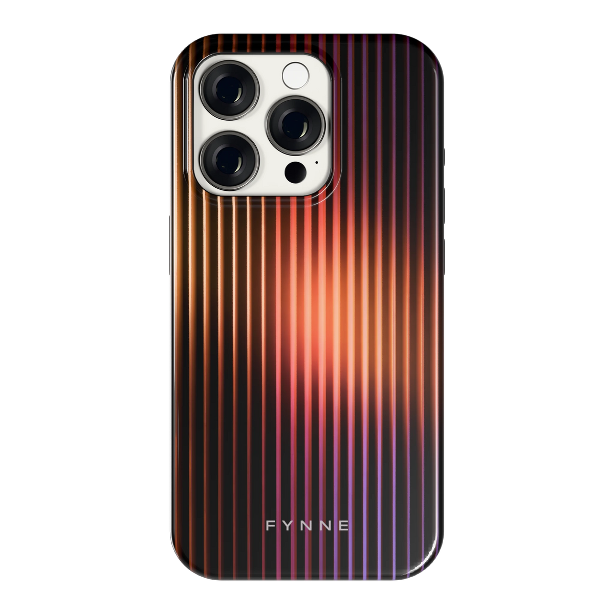 Gloeiende Lijnen hoesje voor iPhone 15 Pro, achterkant