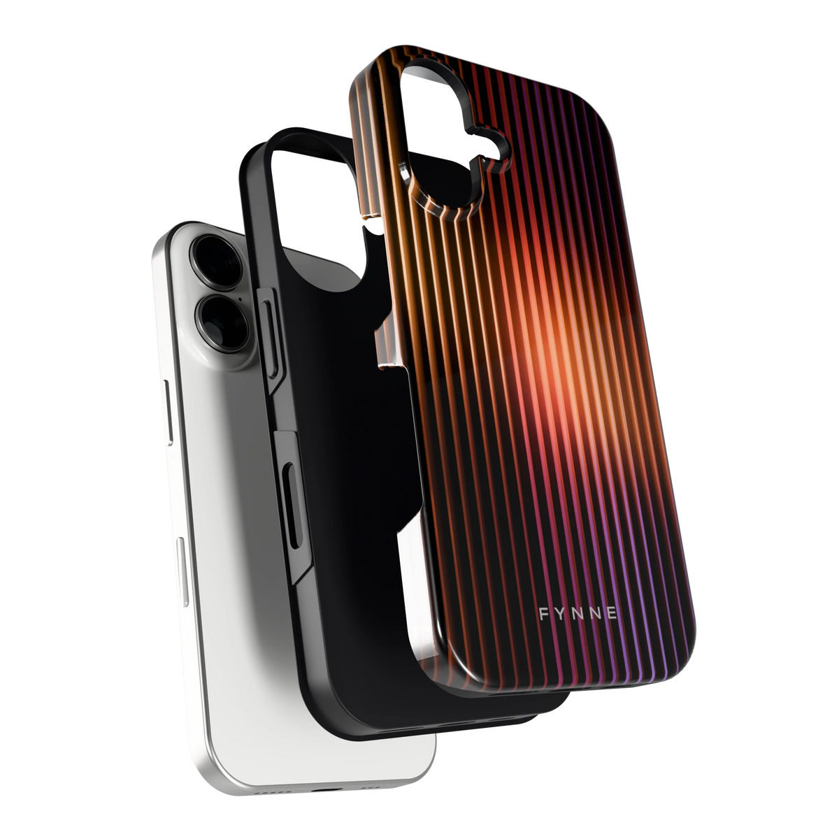 Gloeiende Lijnen hoesje voor iPhone 16, los van de telefoon