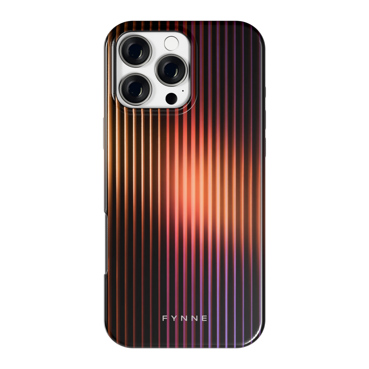 Gloeiende Lijnen hoesje voor iPhone 16 Pro Max, achterkant