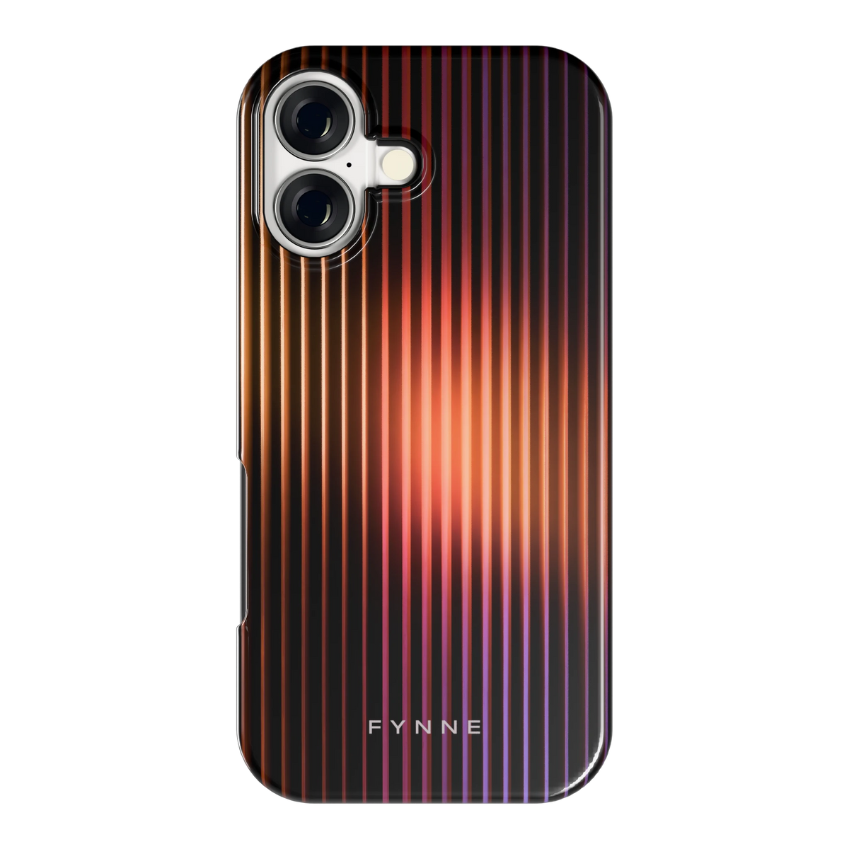 Gloeiende Lijnen hoesje voor iPhone 17, achterkant