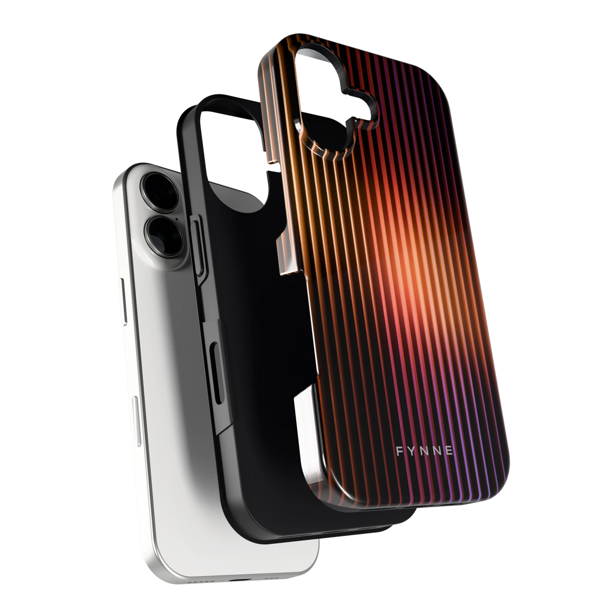 Gloeiende Lijnen hoesje voor iPhone 17, los van de telefoon