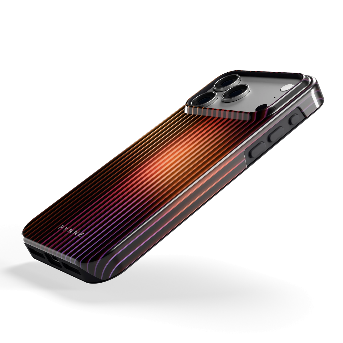 Gloeiende Lijnen hoesje voor iPhone 18 Pro Max, schuin