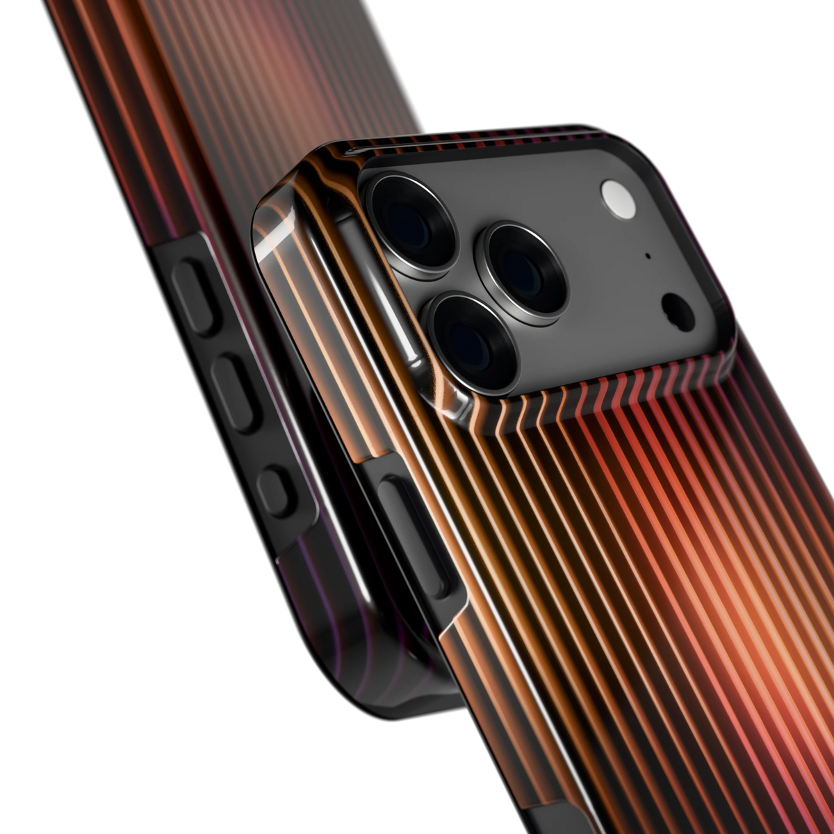 Gloeiende Lijnen hoesje voor iPhone 18 Pro Max, close-up