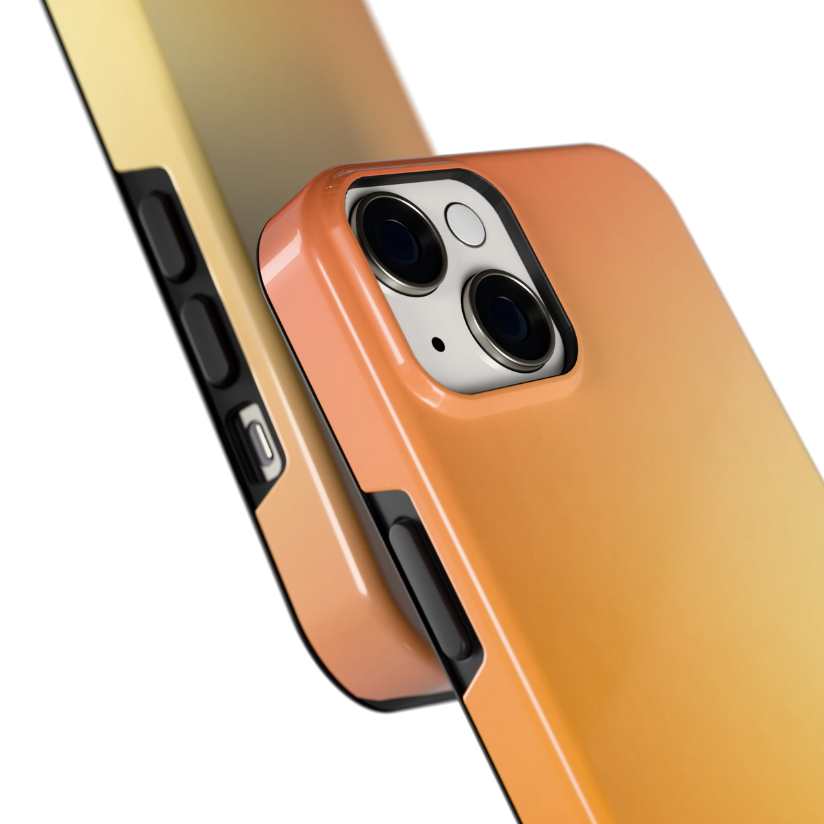 Gouden Uurgloed hoesje voor iPhone 14, close-up