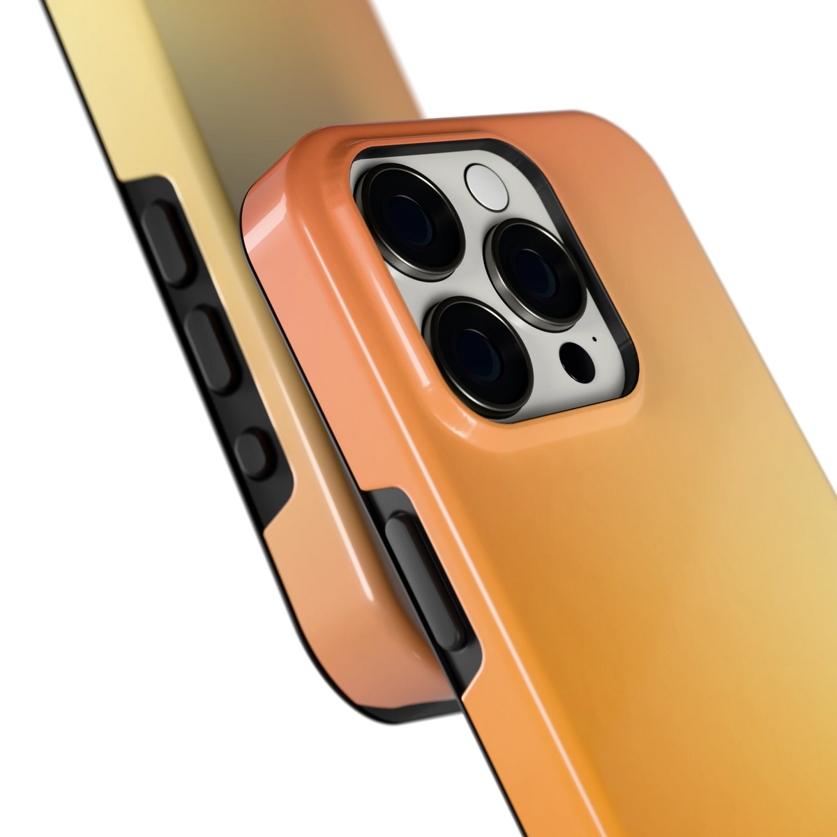 Gouden Uurgloed hoesje voor iPhone 15 Pro, close-up