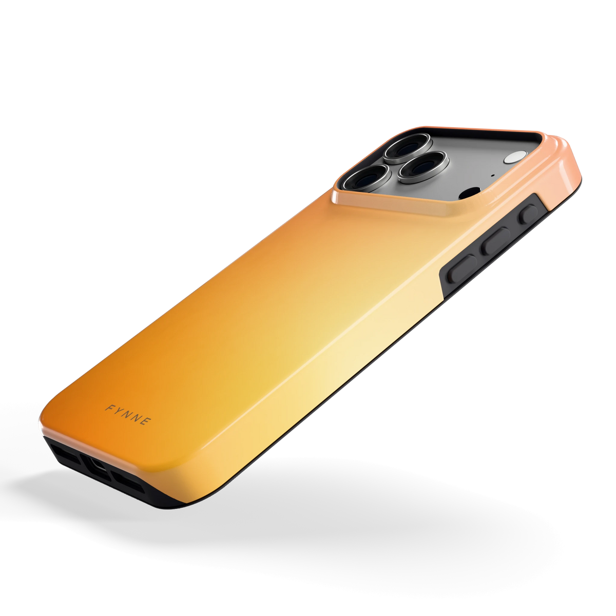 Gouden Uurgloed hoesje voor iPhone 18 Pro Max, schuin