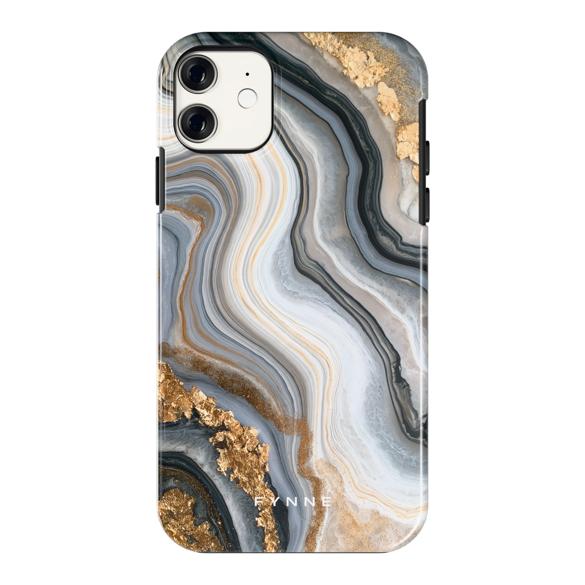 Gouden Marmer hoesje voor iPhone 11, achterkant