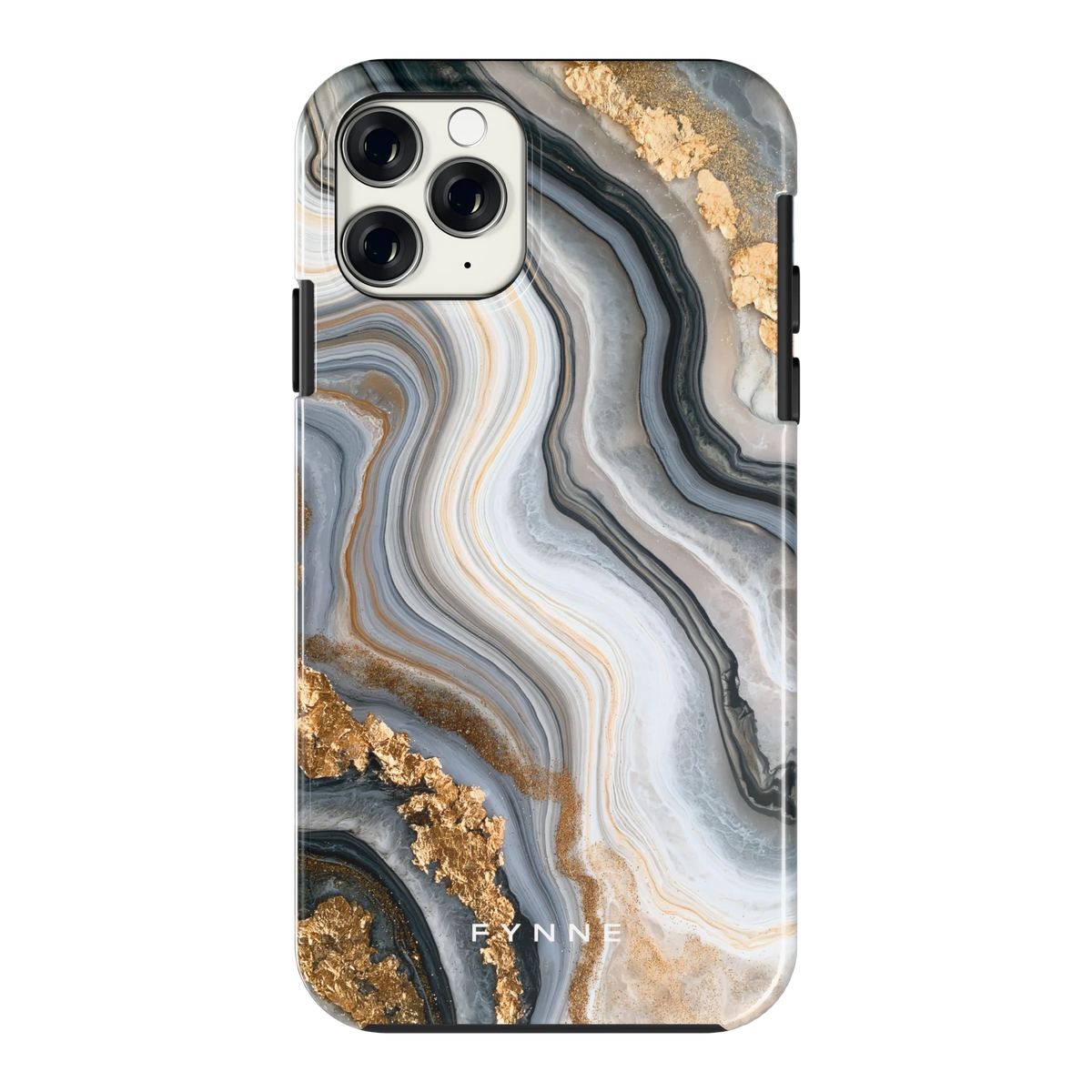 Gouden Marmer hoesje voor iPhone 11 Pro, achterkant