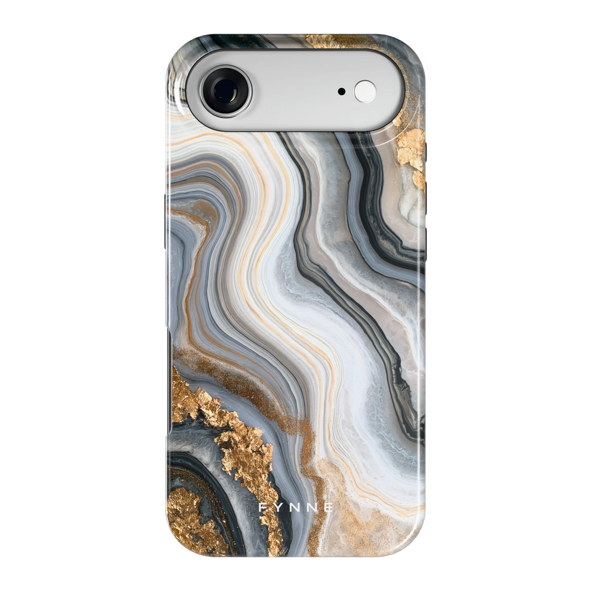 Gouden Marmer hoesje voor iPhone Air, achterkant