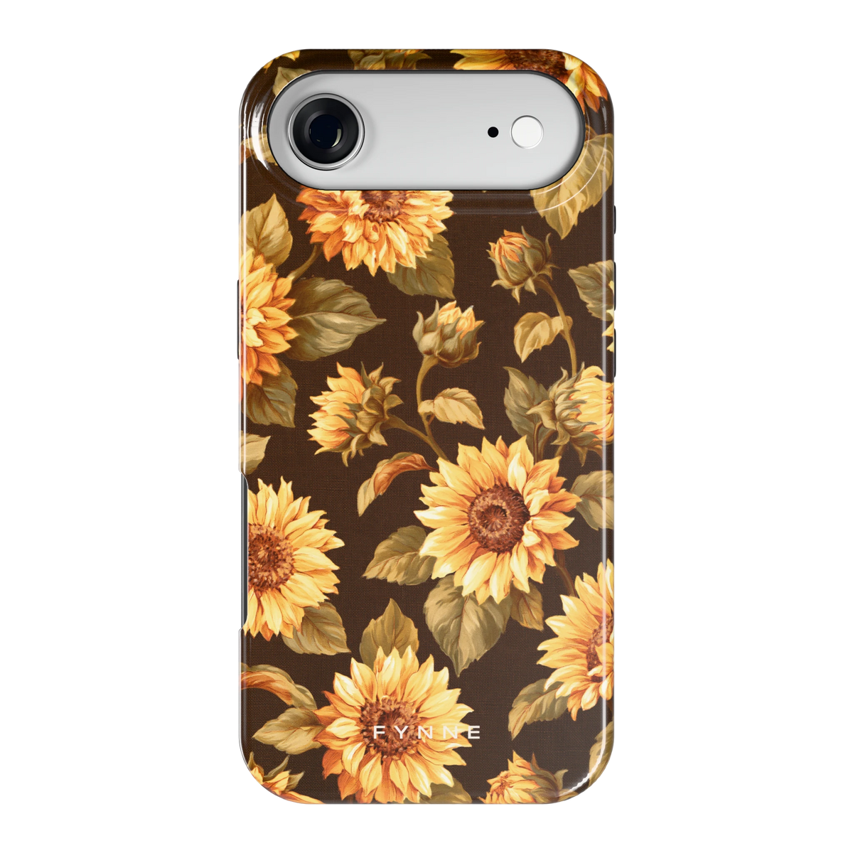 Gouden Zonnebloemen hoesje voor iPhone Air, achterkant