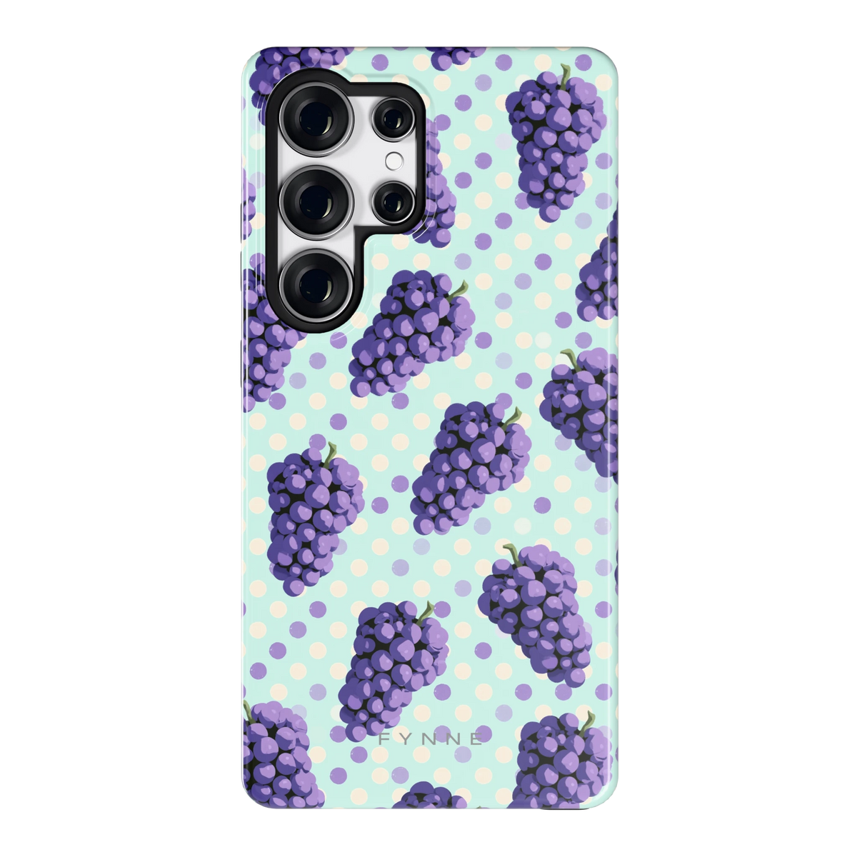 Druiven op Stippen hoesje voor Galaxy S25 Ultra, achterkant