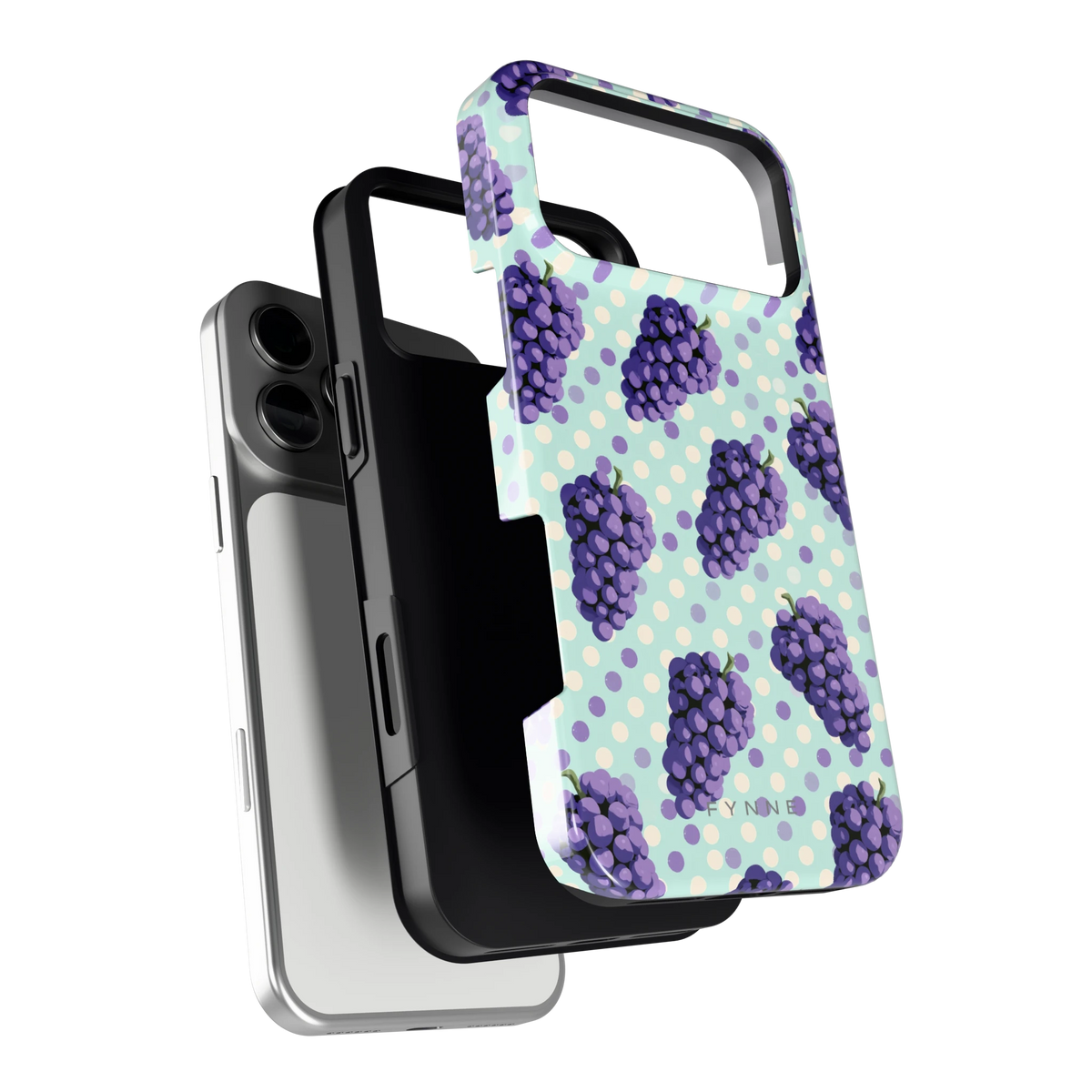 Druiven op Stippen hoesje voor iPhone 17 Pro Max, los van de telefoon