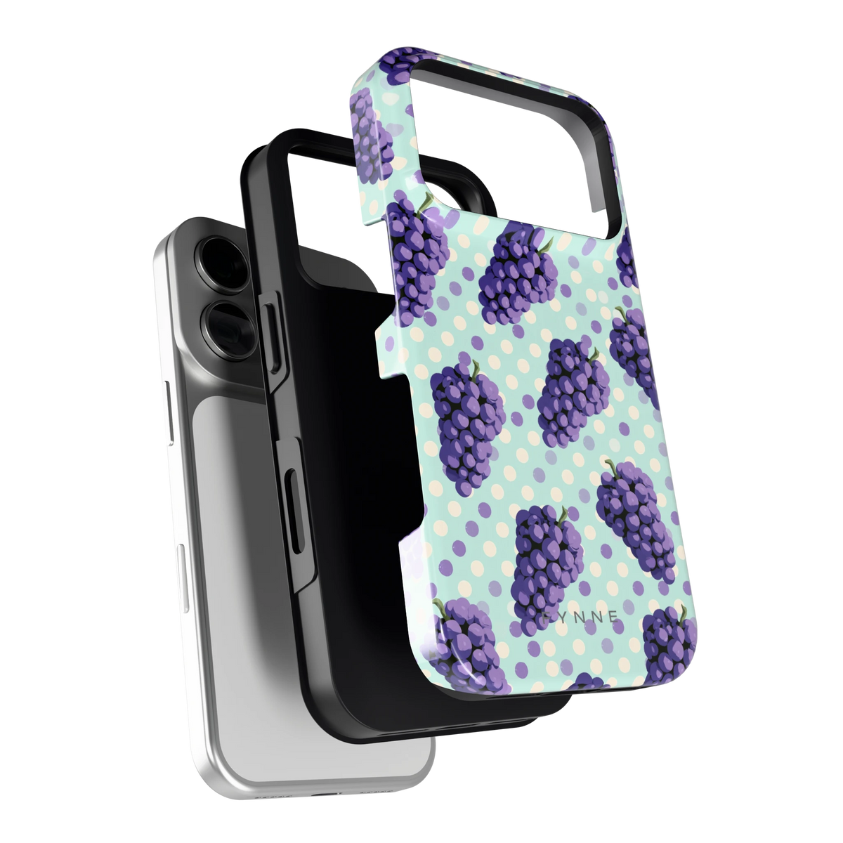 Druiven op Stippen hoesje voor iPhone 18 Pro, los van de telefoon
