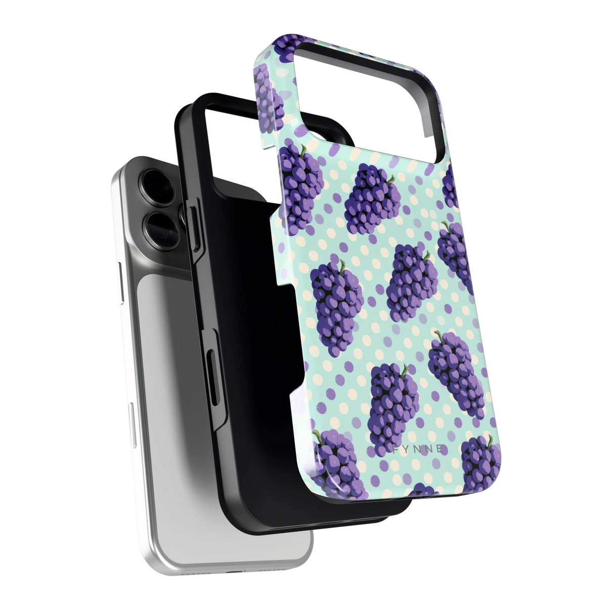 Druiven op Stippen hoesje voor iPhone 18 Pro Max, los van de telefoon