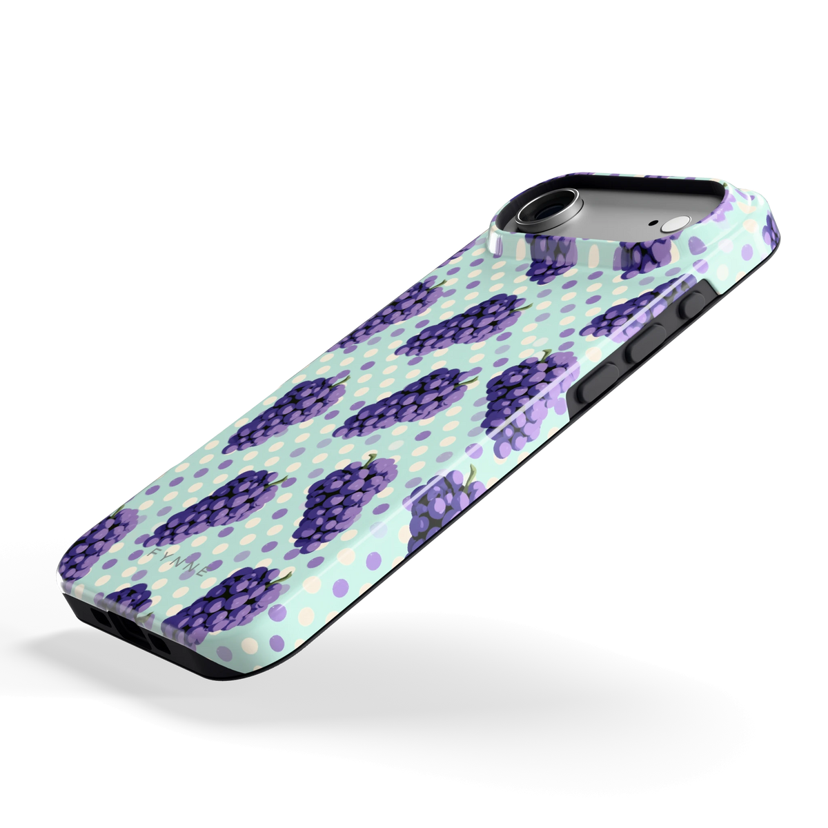 Druiven op Stippen hoesje voor iPhone Air, schuin