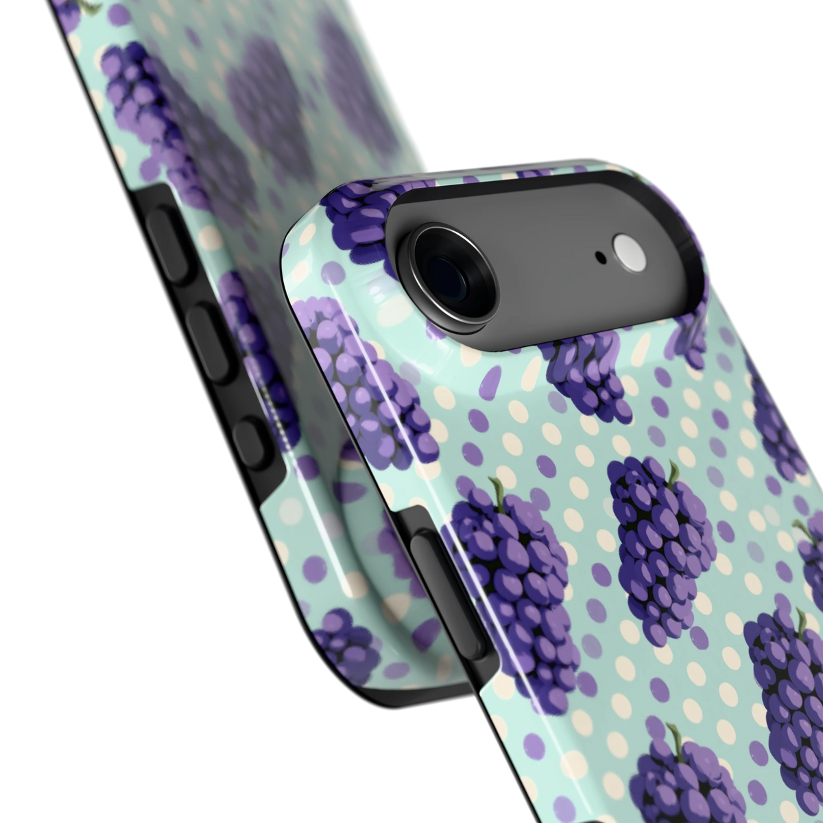 Druiven op Stippen hoesje voor iPhone Air, close-up