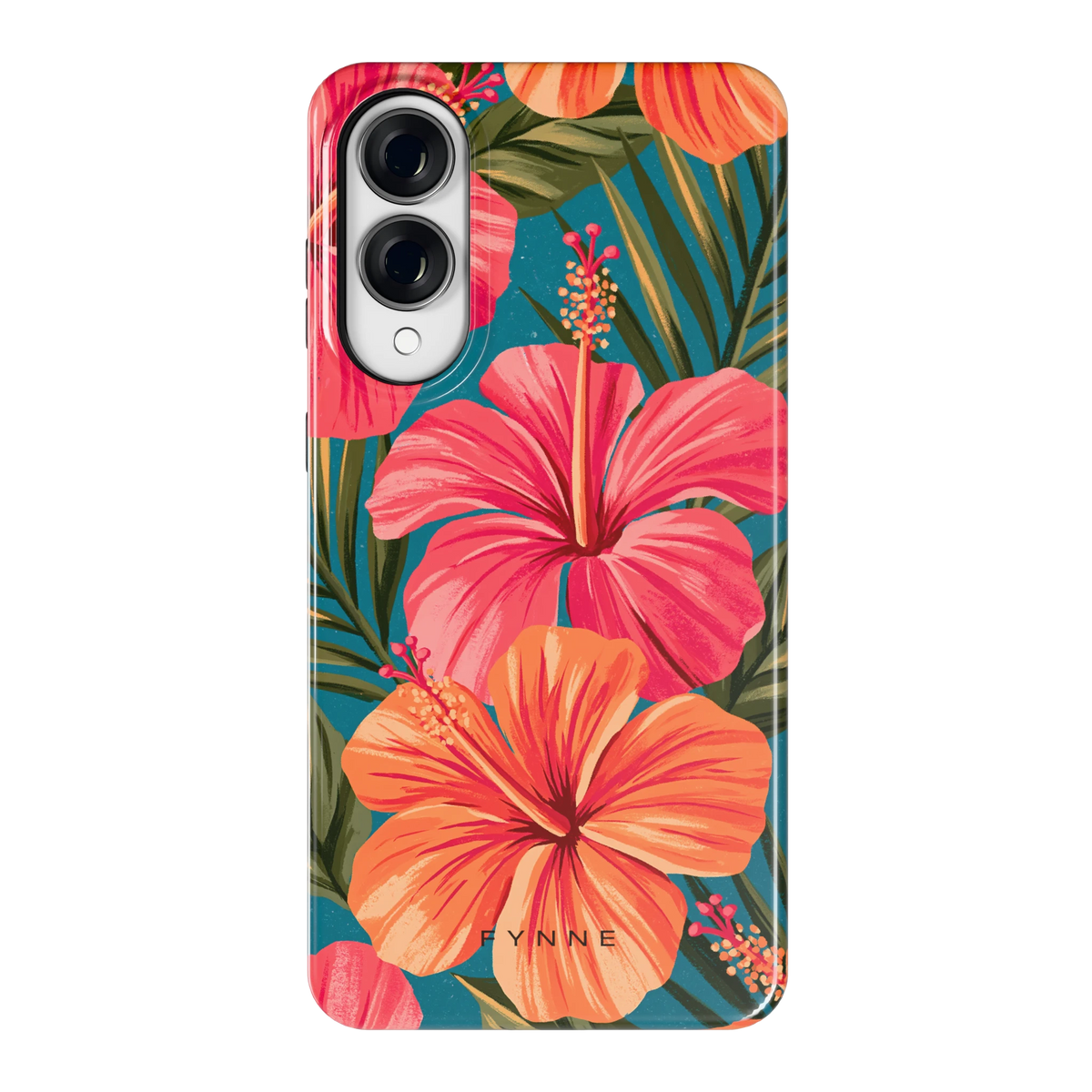 Hibiscus Paradijs hoesje voor Galaxy S25 Edge, achterkant