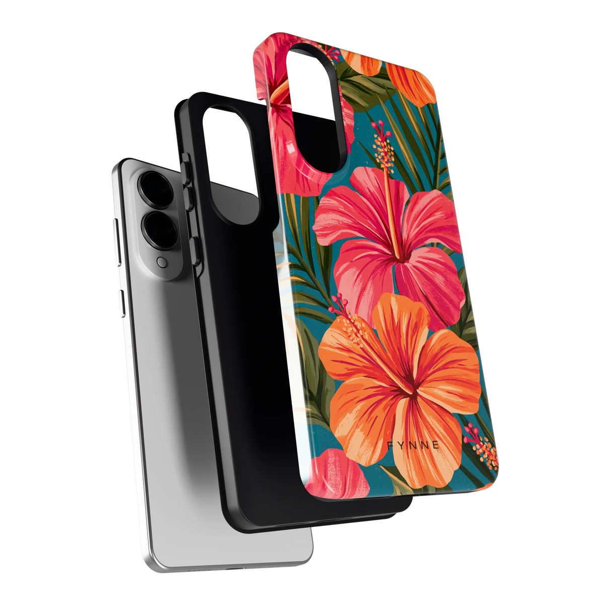 Hibiscus Paradijs hoesje voor Galaxy S25 Edge, los van de telefoon
