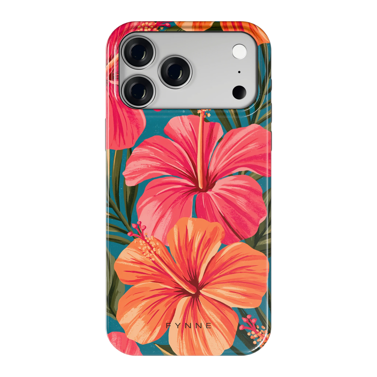 Hibiscus Paradijs hoesje voor iPhone 18 Pro Max, achterkant